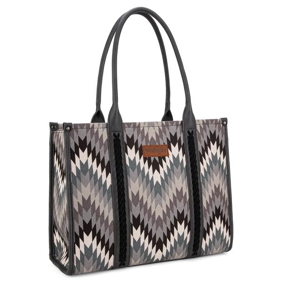 Wrangler Tote Bag Western Shoulder Bag And Aztec Satchel Top Handle >:( - Picture 1 of 6